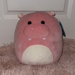 8 inch Ridelle the Pink Hippo
